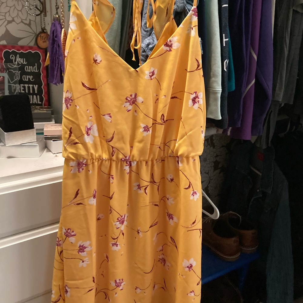 Yellow Flower Dress